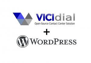 wordpress + vicidial